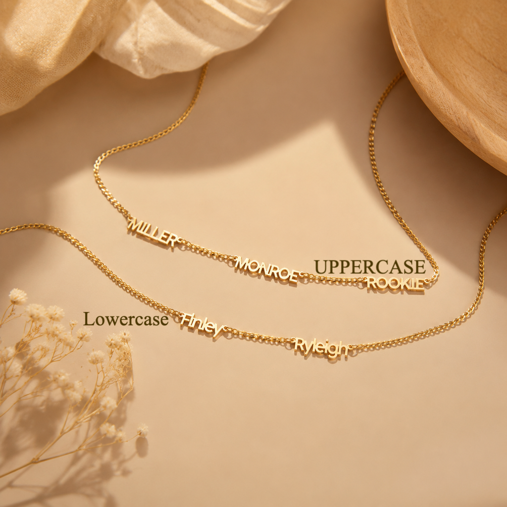 Design Your Own Name Necklace — Stainless Steel