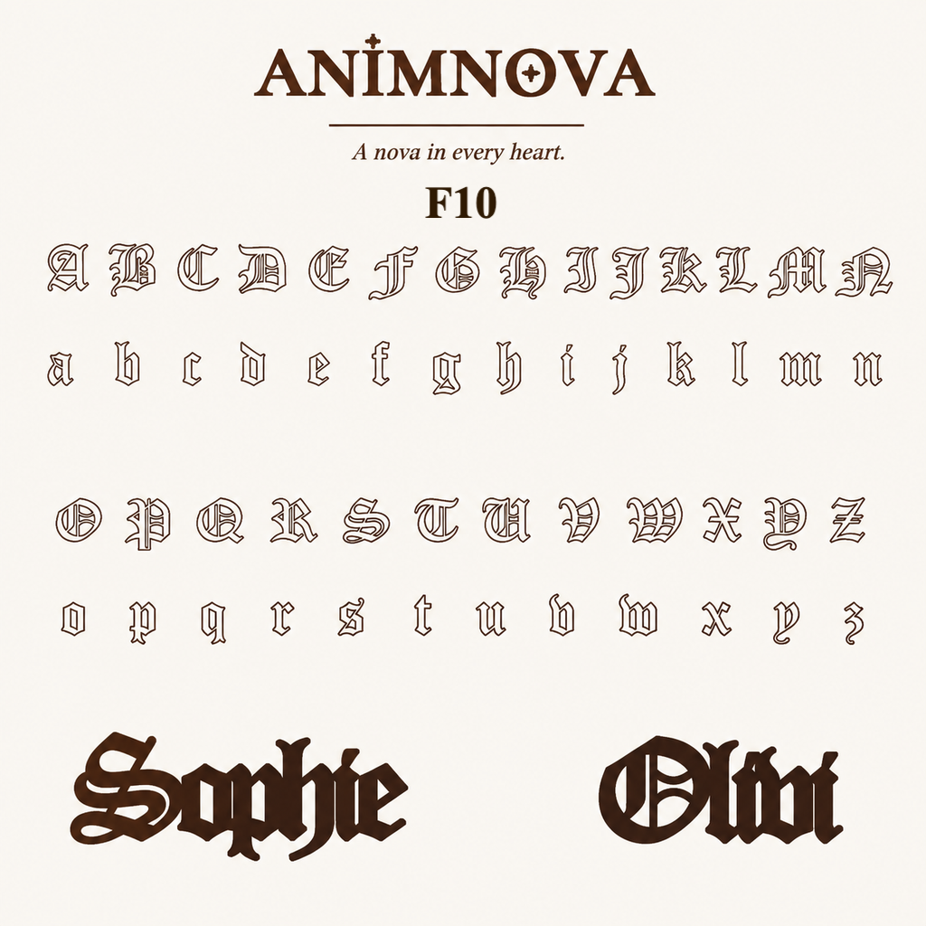 Design Your Own Name Necklace — Stainless Steel