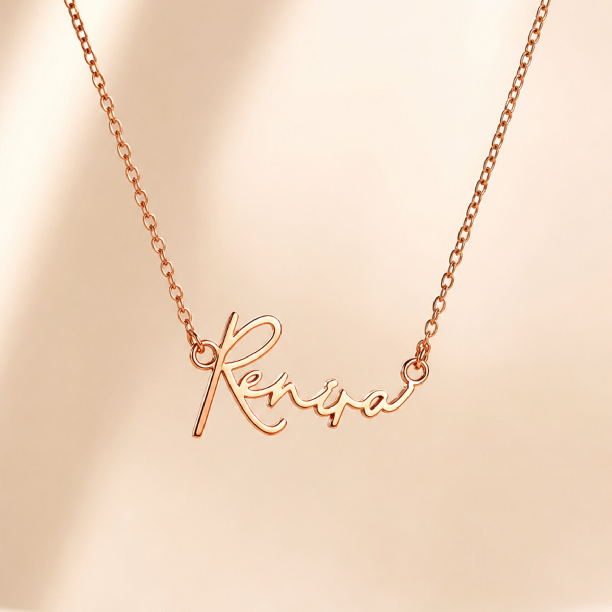 Signature Name Necklace — Stainless Steel