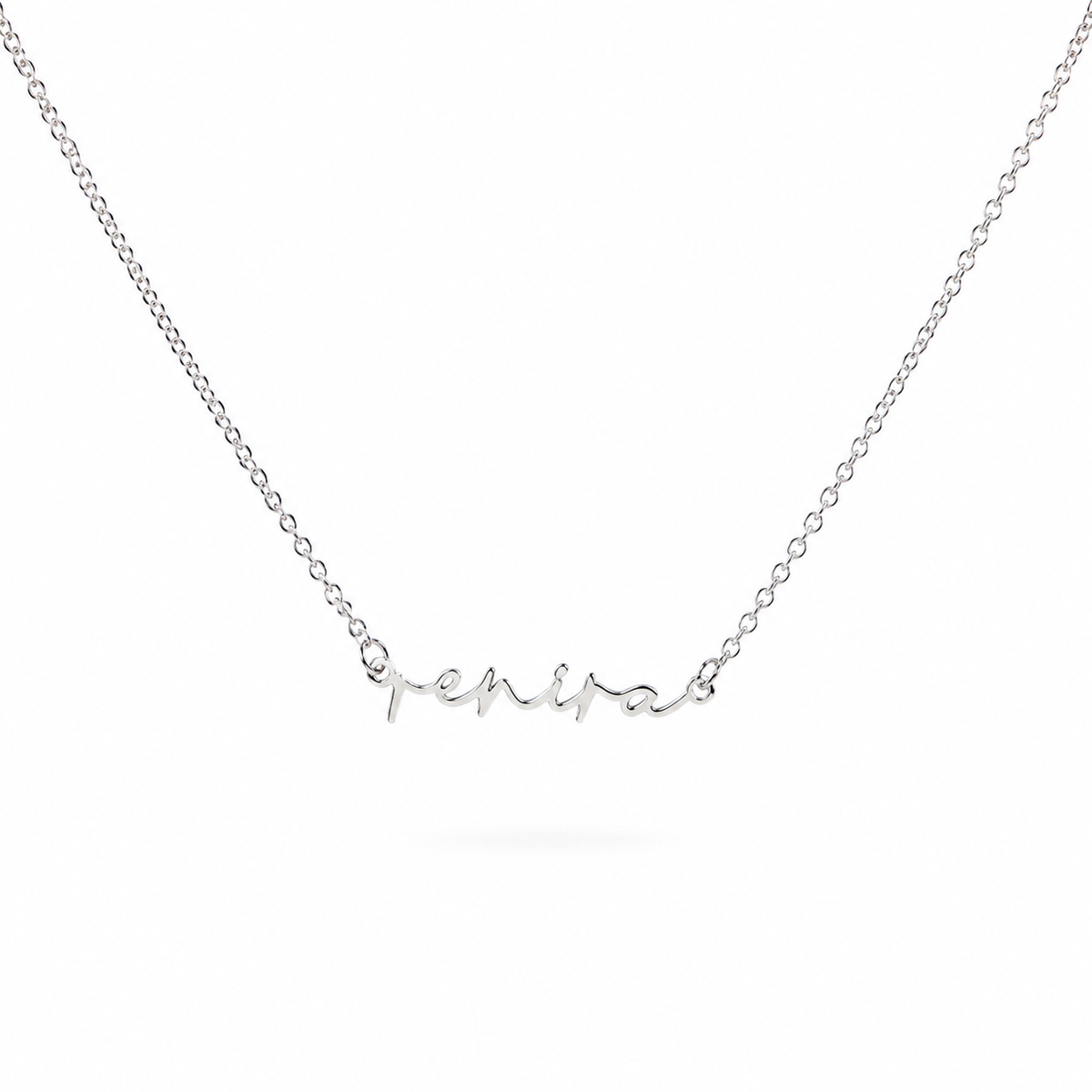 Petite Name Necklace — Stainless Steel