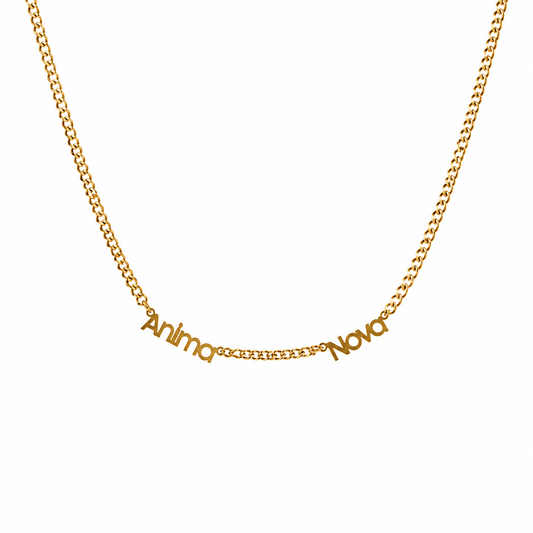 Cuban Link Name Necklace — Up to 6 Names | Stainless Steel