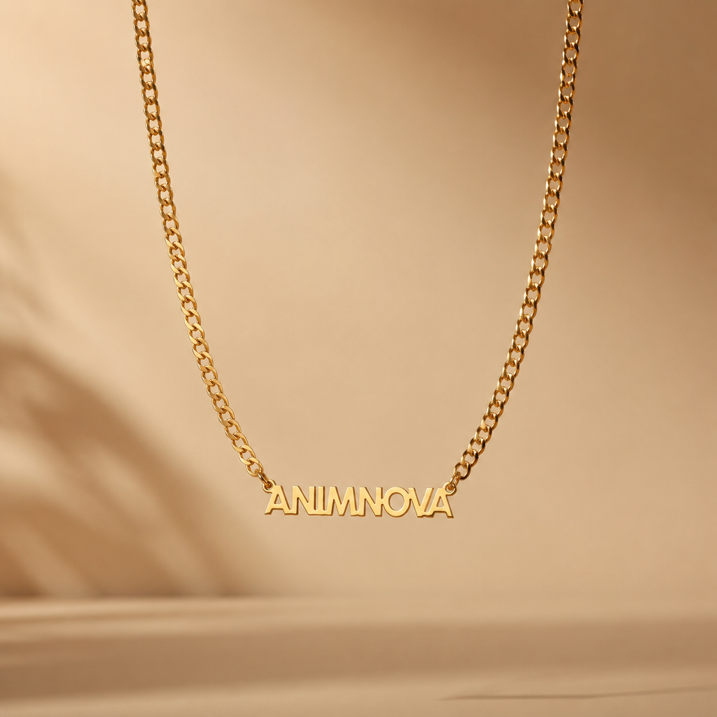 Cuban Link Name Necklace — Up to 6 Names | Stainless Steel