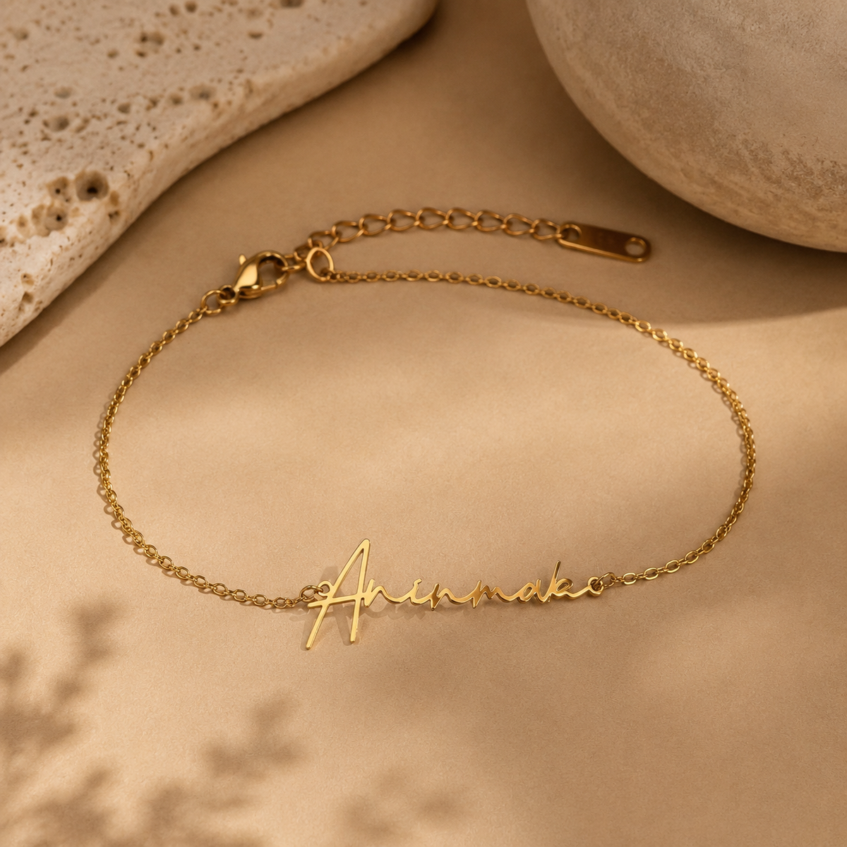 Signature Name Bracelet — Stainless Steel