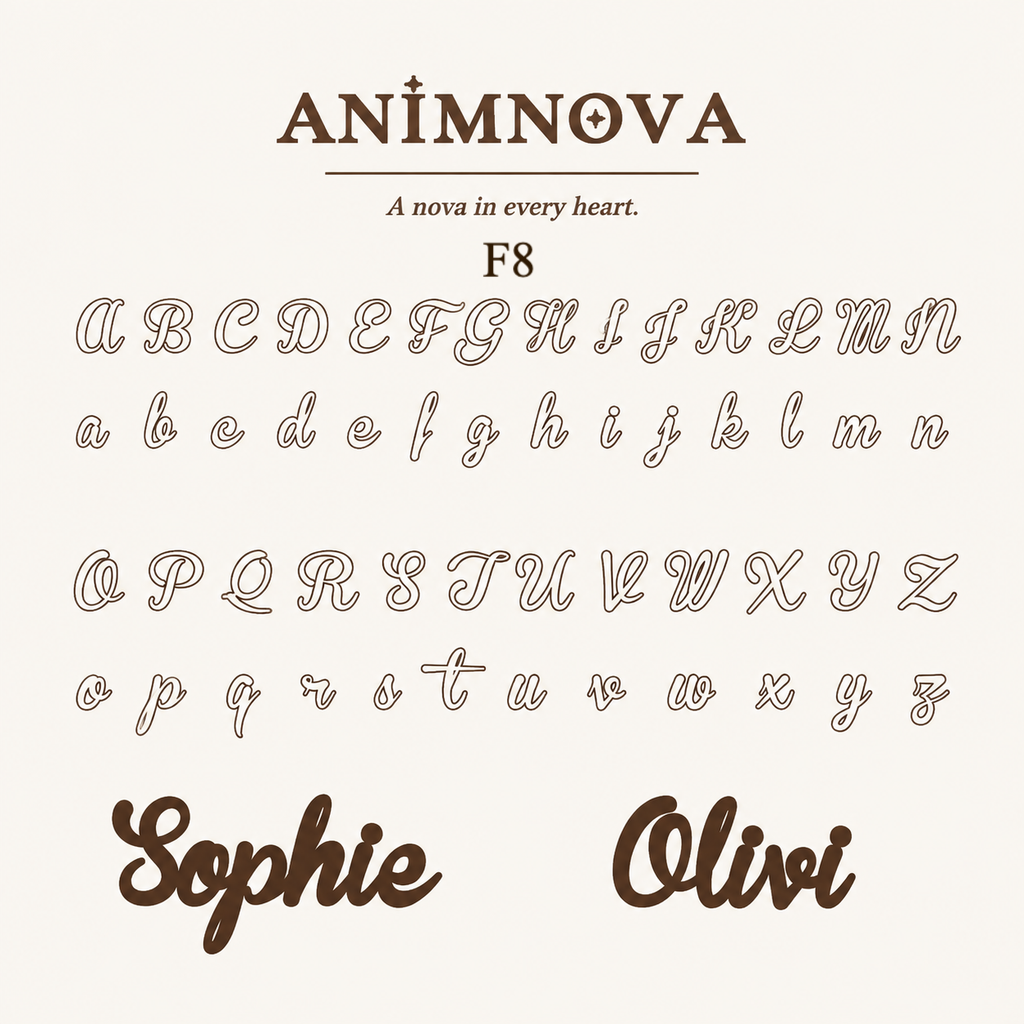 Design Your Own Name Necklace — Stainless Steel