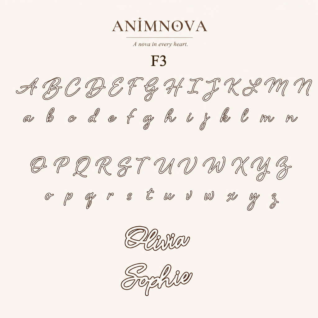 Design Your Own Name Necklace — Stainless Steel