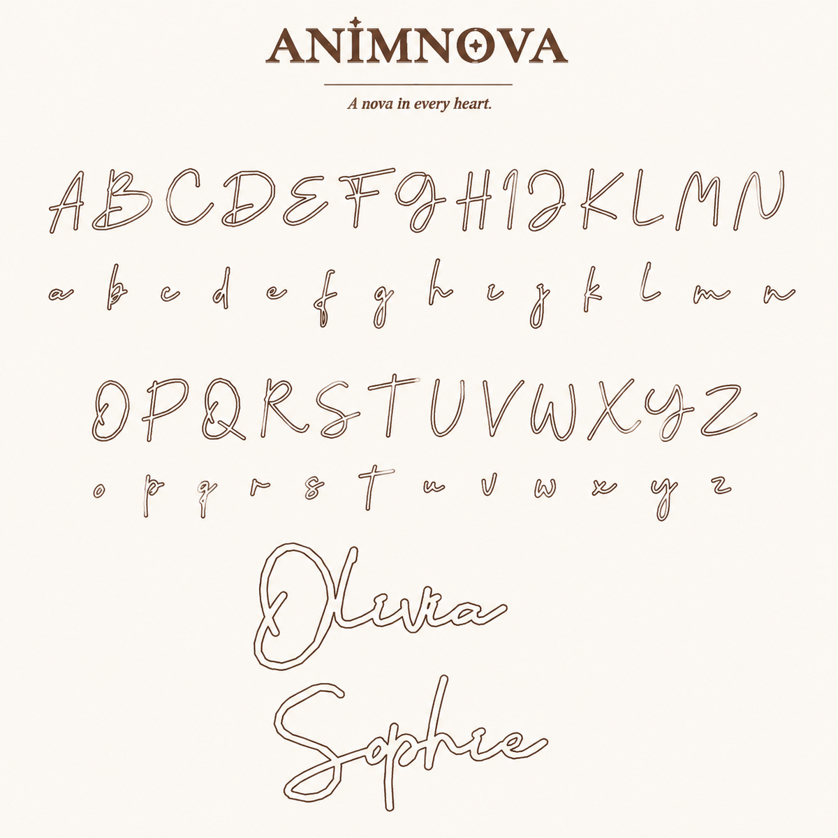 Petite Name Necklace — Stainless Steel